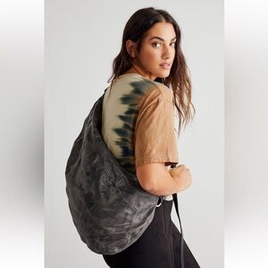 A.S.98 x Free People Leather Mega Sling Bag